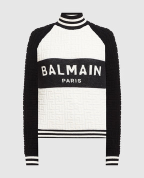 Balmain Sweater with logo BF1KF001KE95