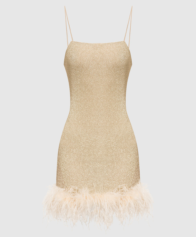 womens beige knit dress delfi collective cream feather dress (xs) fits 0 to 2 – Well-Dressed main image 0