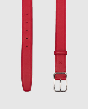 Stefano Ricci Children's red leather belt Y301VHA316P