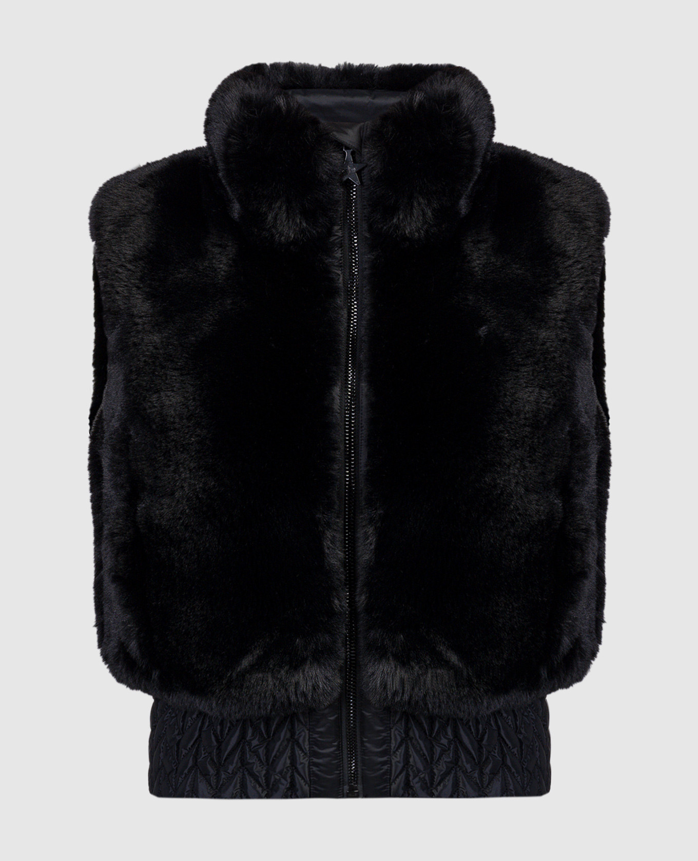 

Black Sophia vest with layering effect Goldbergh, Черный