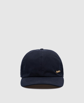 Borsalino Blue Logo Hiker Rain Cap B95174BVAA0019