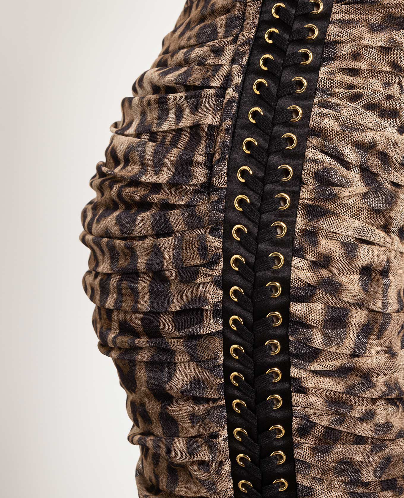 Brown leopard print midi dress Dolce&Gabbana 5