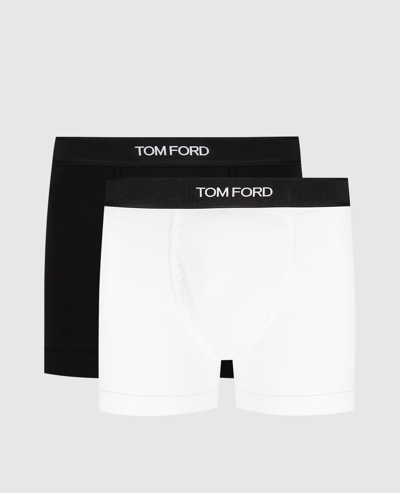 

A set of boxer briefs with a logo pattern Tom Ford, Black