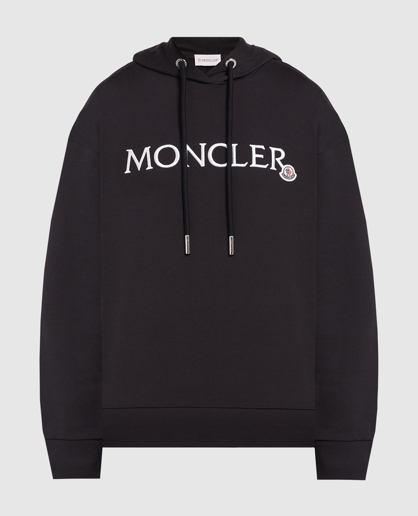 

Black hoodie with logo Moncler