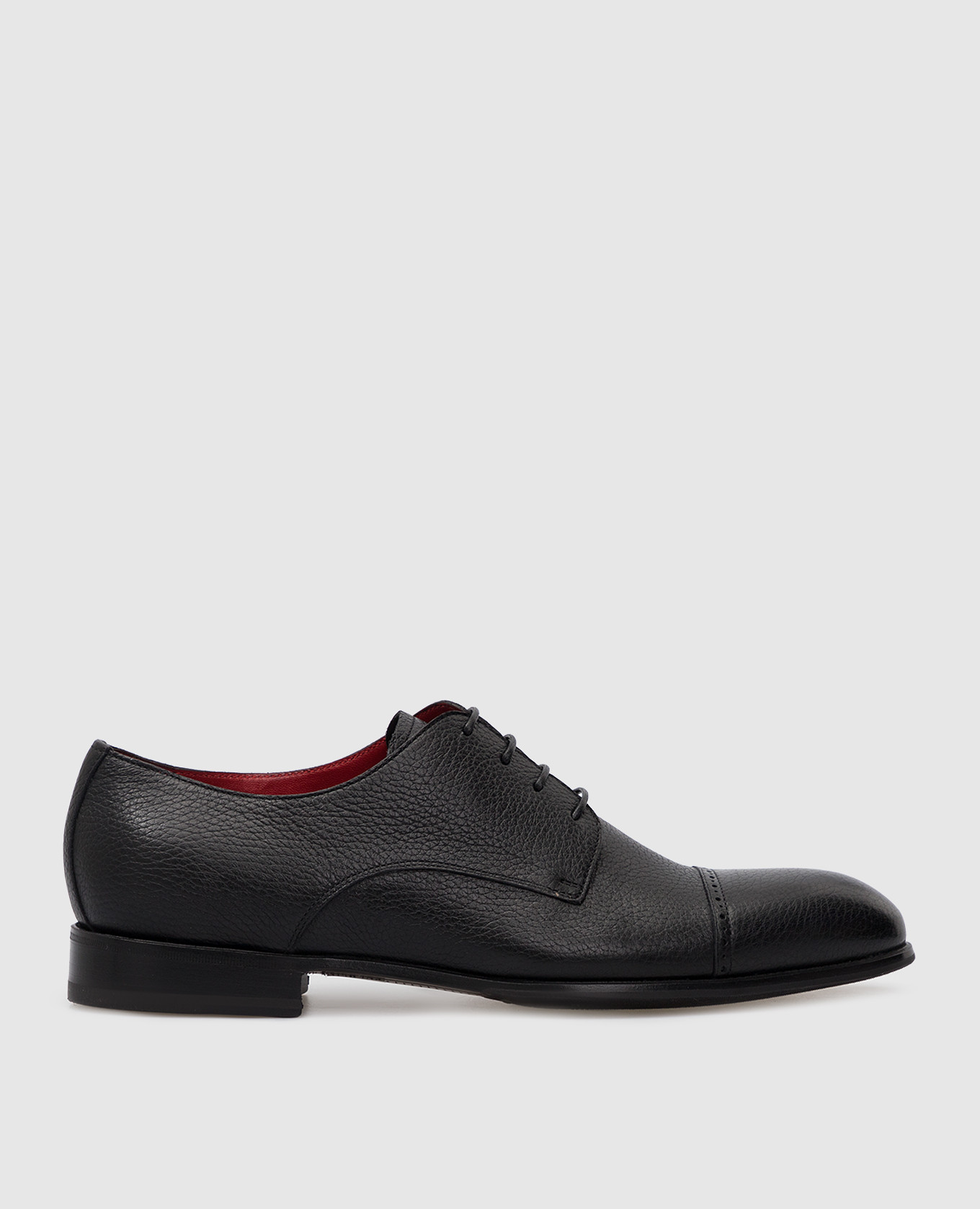 

Black Leather Derbies Barrett