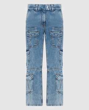 Givenchy Blue flared jeans with pockets BW51345Y8R