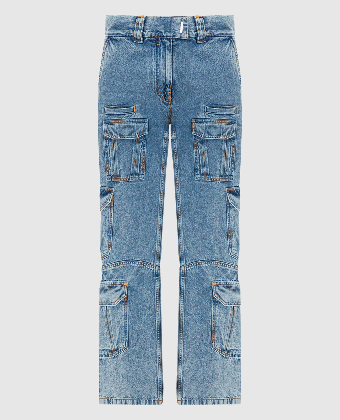 Blue flared jeans with pockets Givenchy