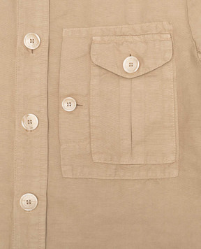 Brunello Cucinelli Children's brown shirt B291DO943B