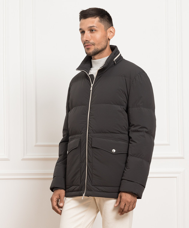 Brunello Cucinelli Black down jacket ML4911876 buy with Luxembourg delivery at Symbol