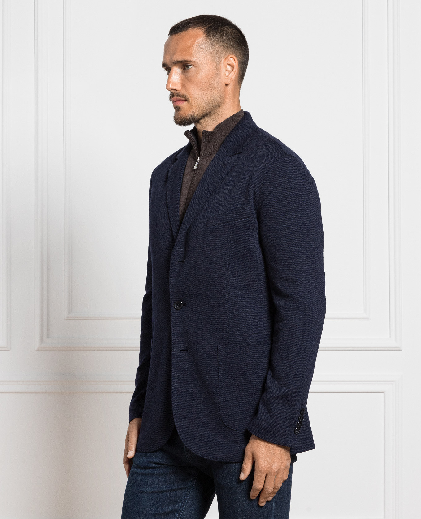 Blue blazer Enrico Mandelli 3