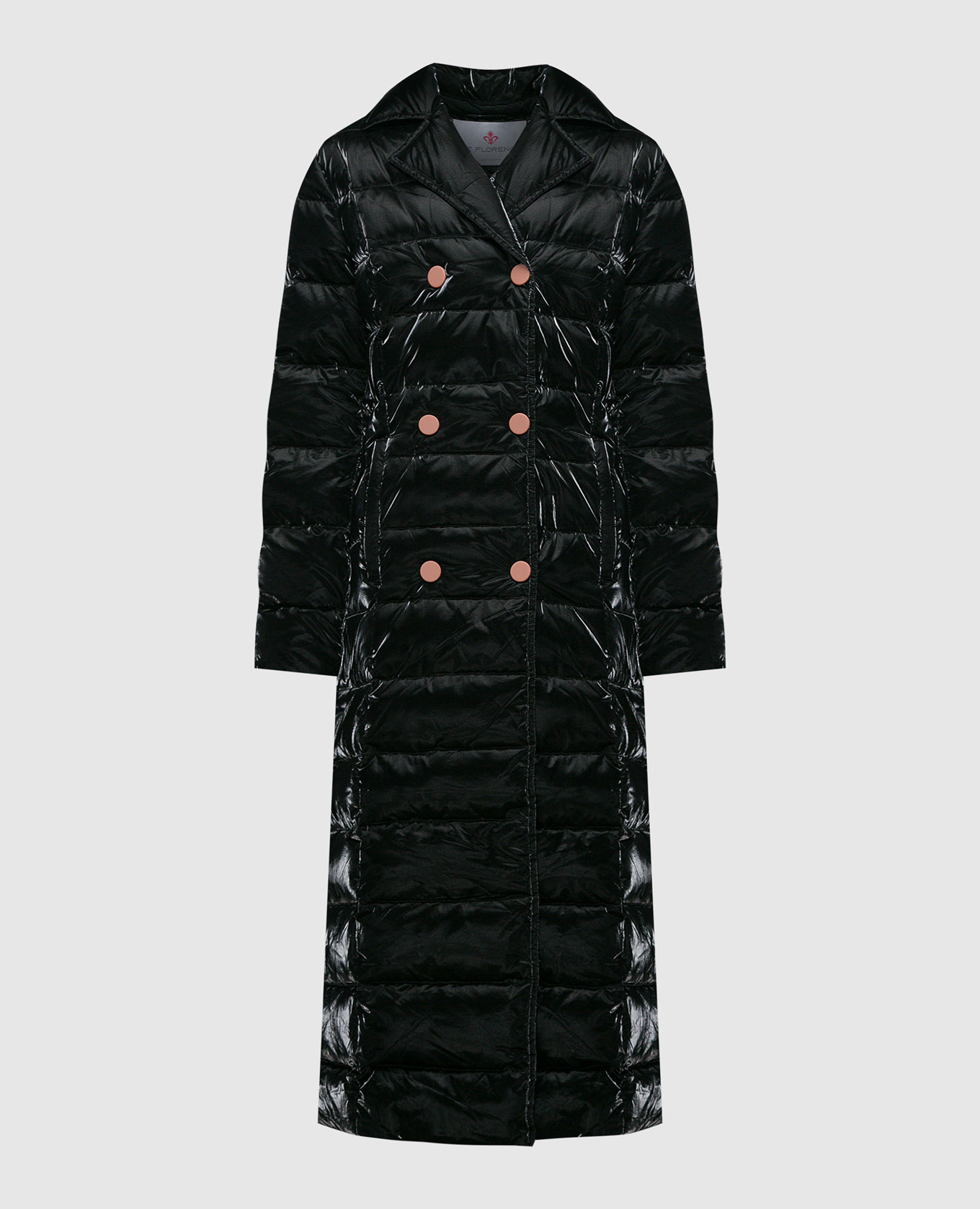 Black double-breasted down jacket be florence