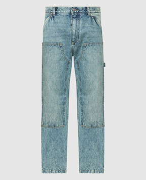 Dolce&Gabbana Blue jeans with a distressed effect GP02QDG8KF9