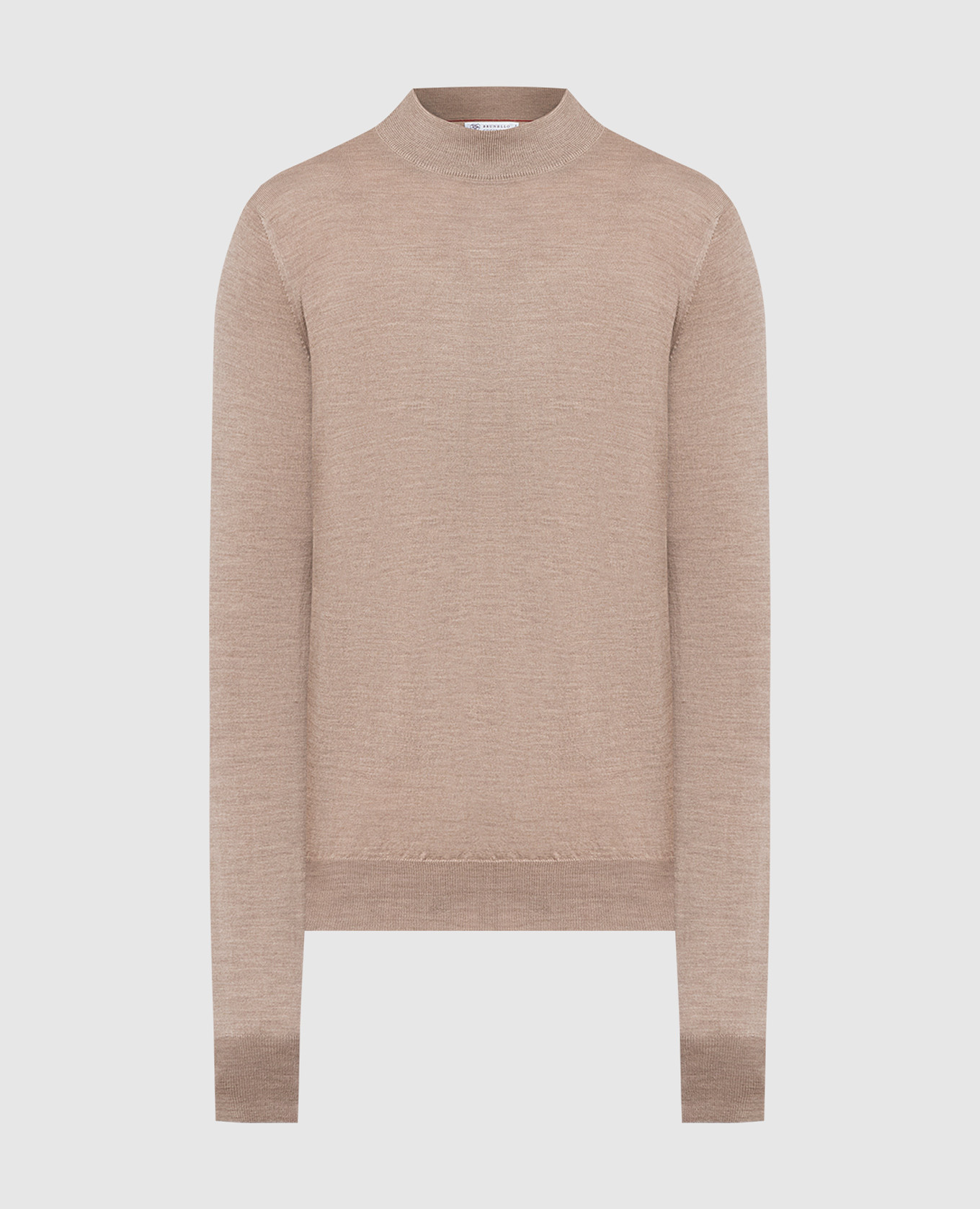 

Brown wool and cashmere jumper Brunello Cucinelli, Коричневый
