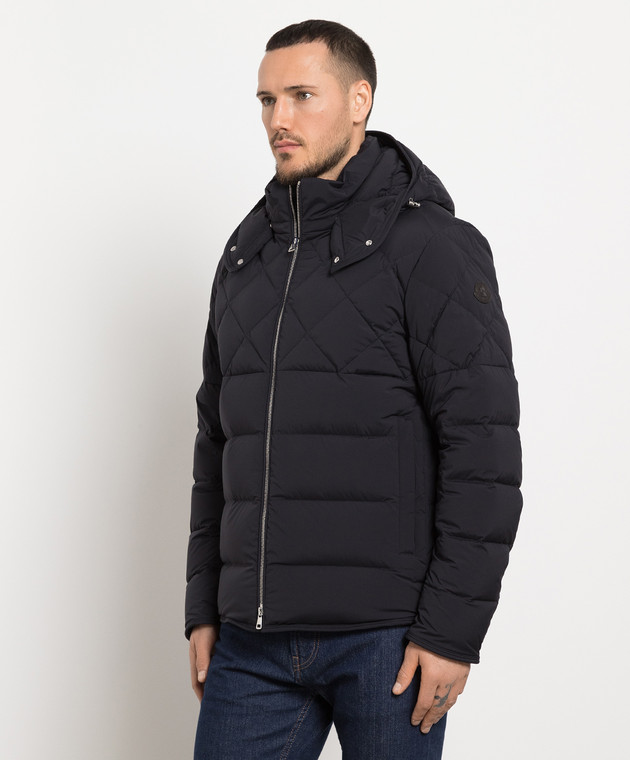 Moncler Blue Cecaud down jacket 1A00220C0142 buy with Czech Republic delivery at Symbol