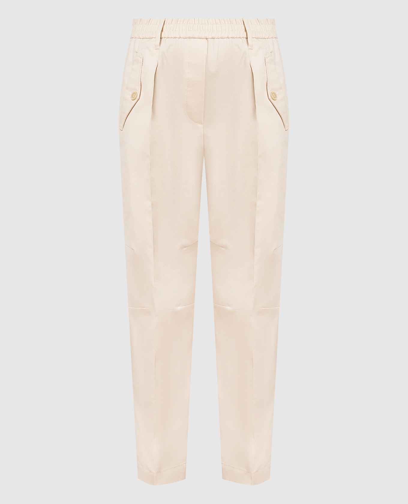

Light beige trousers with eco-brass Brunello Cucinelli
