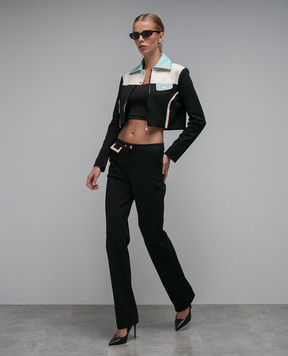 Casablanca Black jacket with logo WF23JTP14701