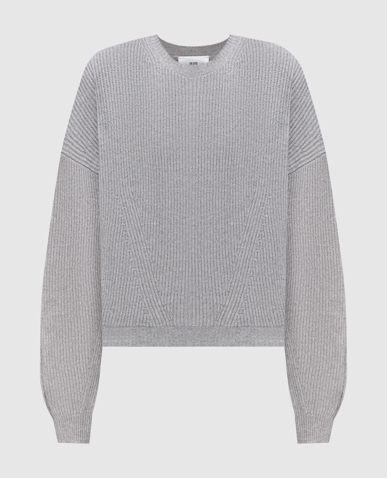 

Gray cashmere sweater Solotre, Grey