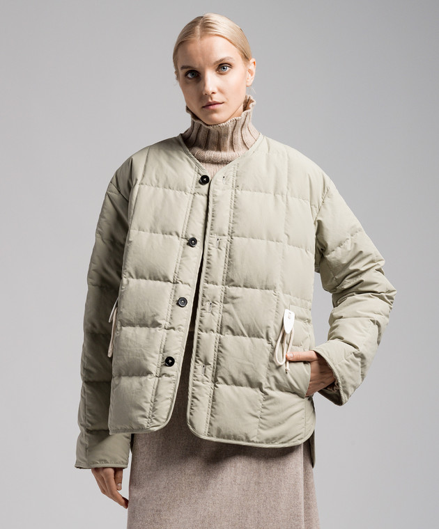 Jil Sander - Green quilted down jacket J40AF0015J74276