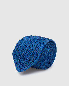 Stefano Ricci Children's blue silk tie YCRM1600SETA