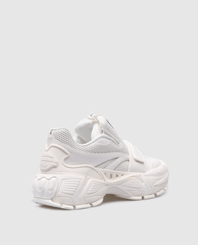 Off-White White logo Glove Slip On combo sneakers OMIA284C99LEA001