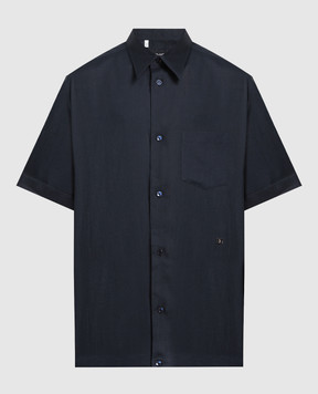 Dolce&Gabbana Blue linen shirt G5KE1TFU4IK