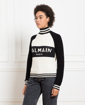 Balmain Sweater with logo BF1KF001KE95
