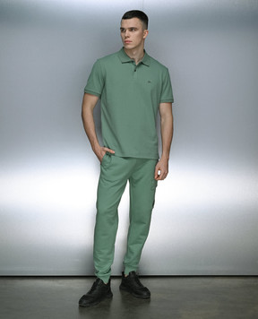 C.P. Company Green logo joggers MSP017A005086W
