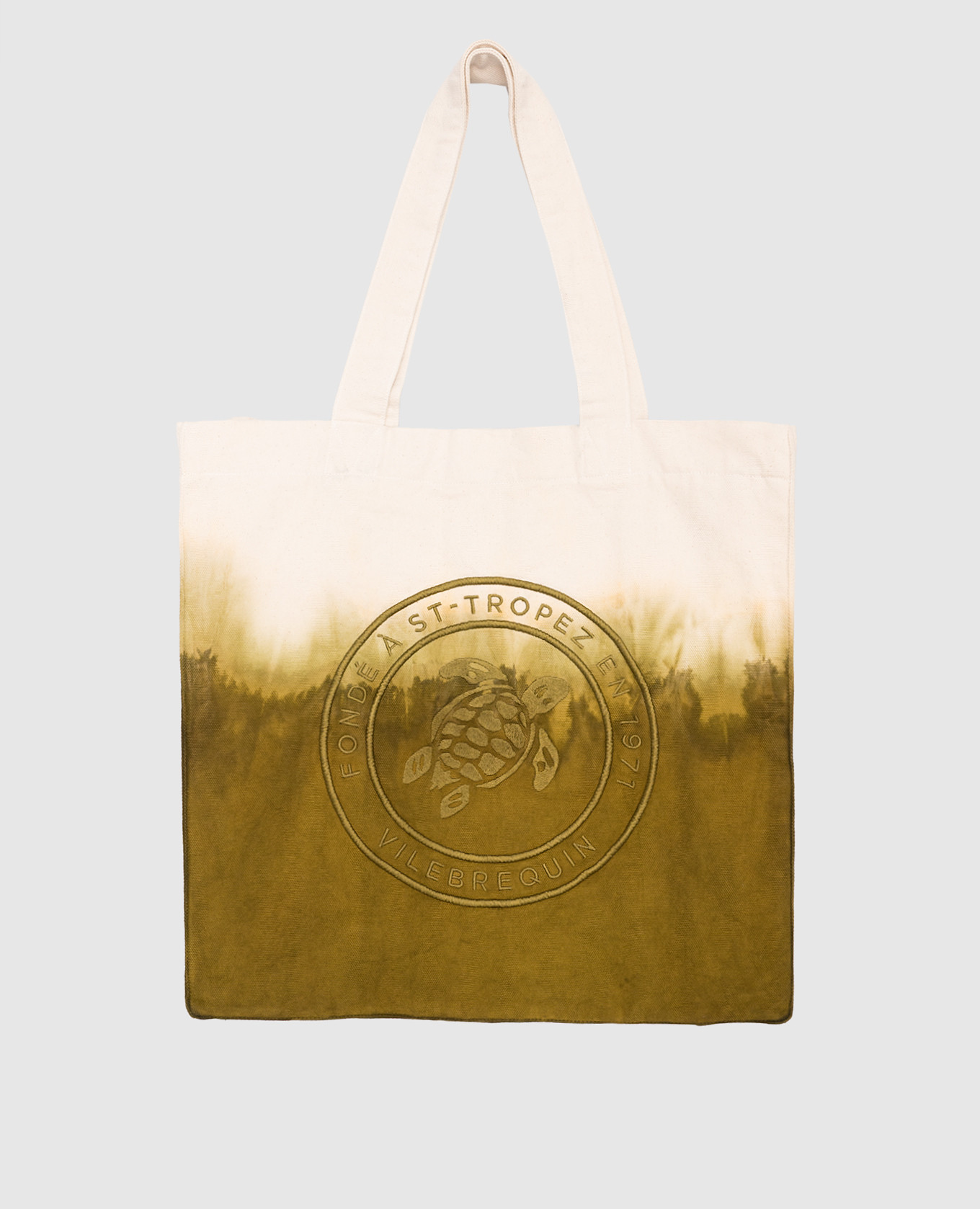 

Babel khaki tie-dye beach bag Vilebrequin