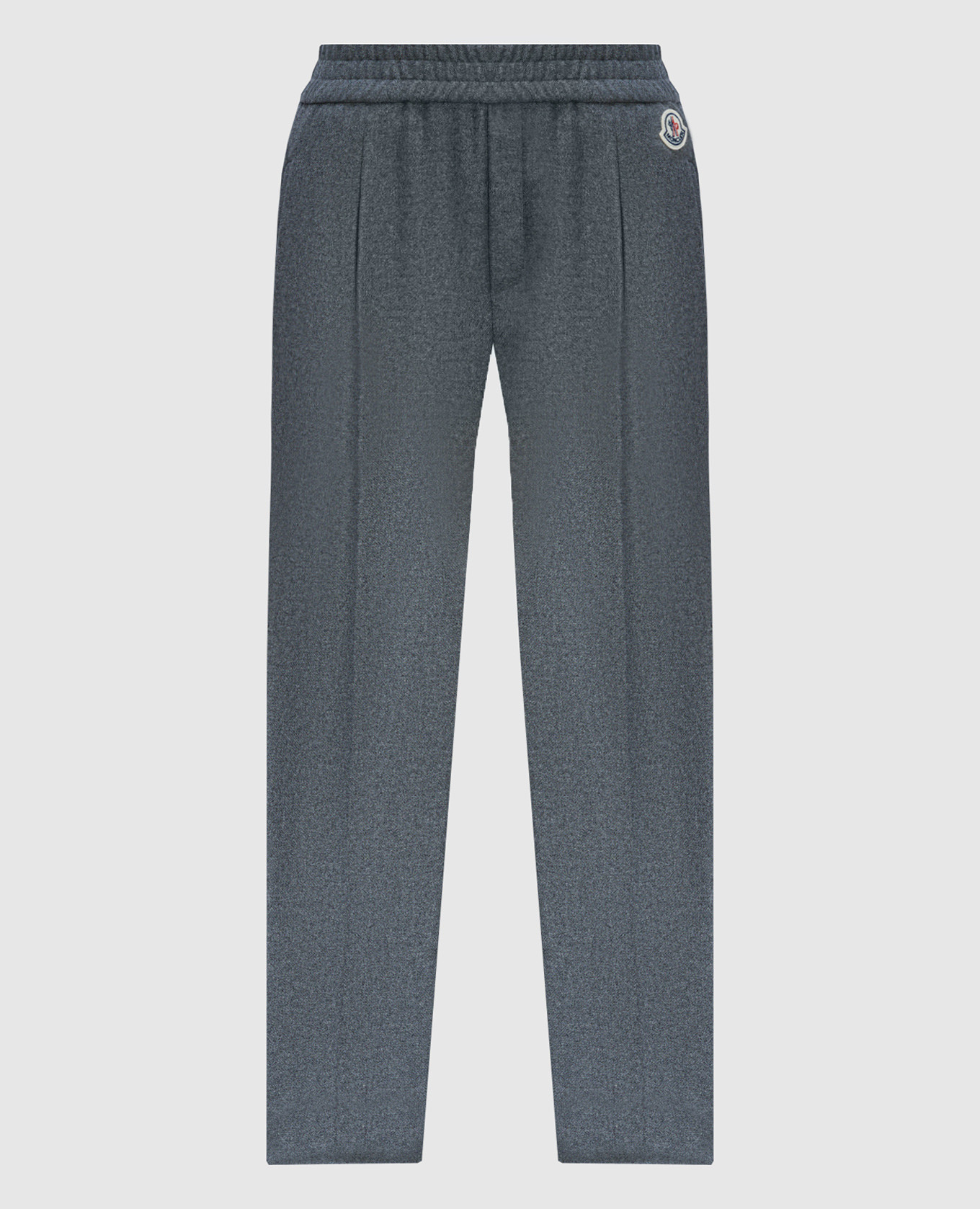 

Gray pants with logo Moncler, Grey