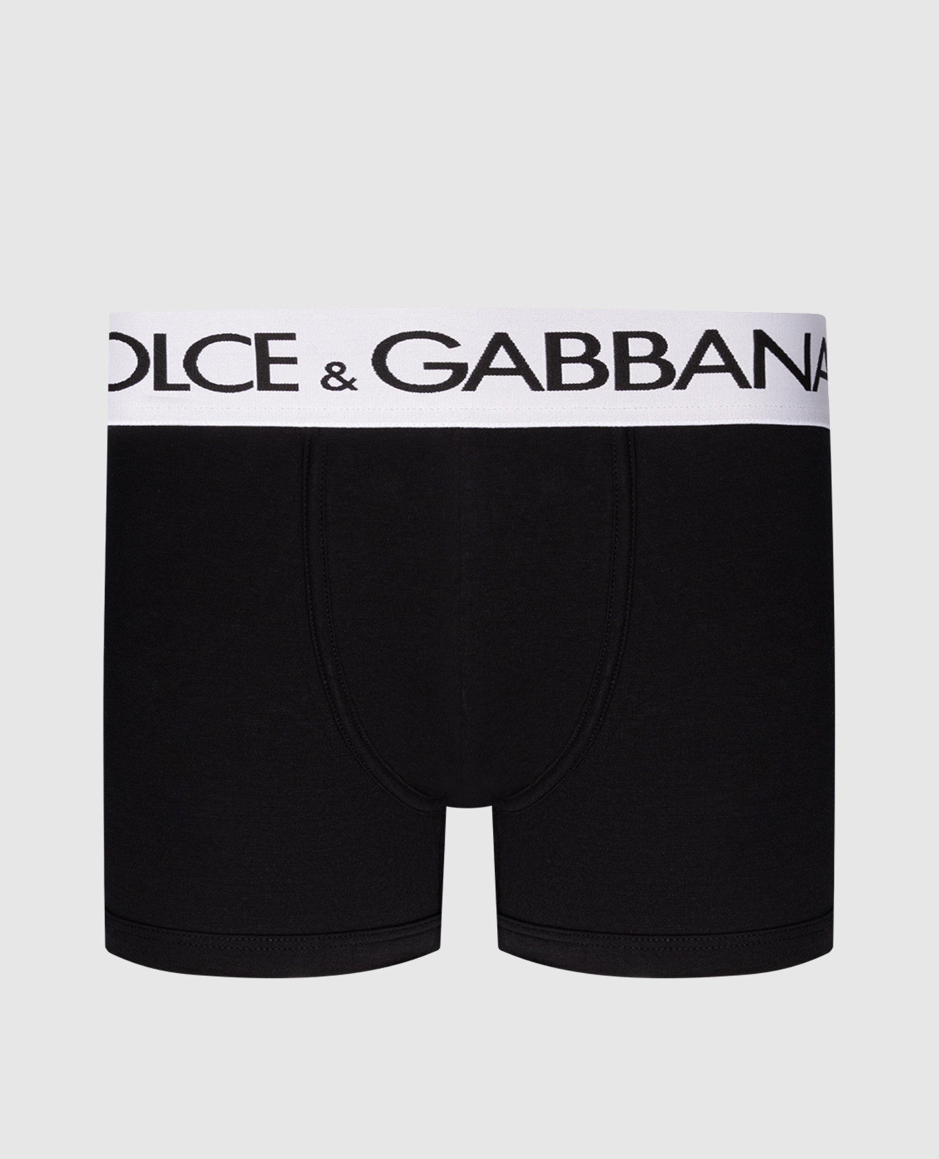 

Black boxer briefs with a logo pattern Dolce&Gabbana