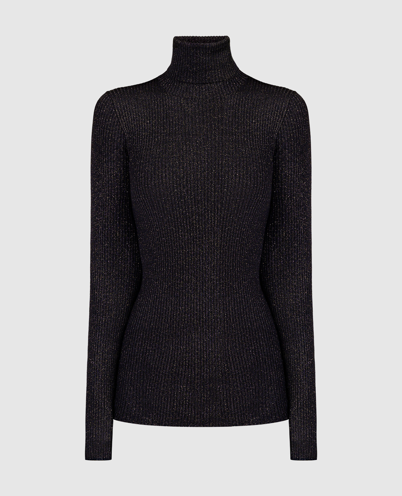 

Black turtleneck with lurex Brunello Cucinelli, Черный