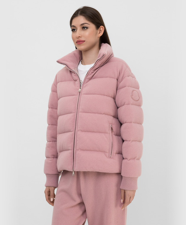 新品 MONCLER ダウン CAYEUX ピンク Moncler - Cayeux down jacket in wool and cashmere 1A00067M1519