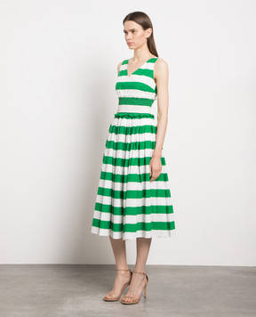 Dolce&Gabbana Striped midi dress F6D2STHS5HT