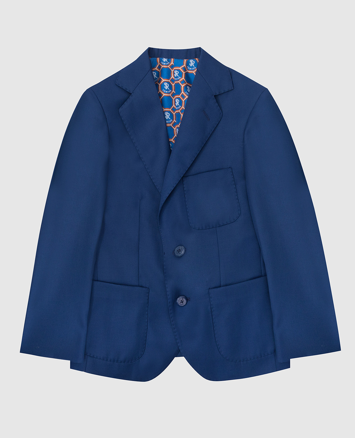 Children's blue wool jacket stefano ricci