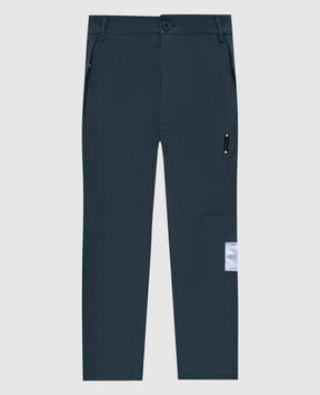 A Cold Wall Green pants with logo patch ACWMB265