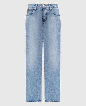 AGOLDE Blue jeans with a distressed effect A91221371
