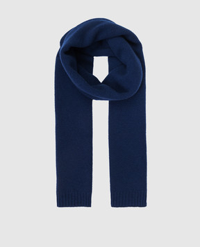 Stefano Ricci Children's dark blue cashmere scarf KY02007SCIY17427