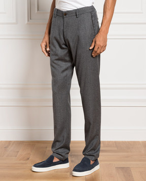Canali Gray pants made of wool PR0125691678