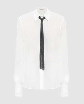 Brunello Cucinelli White silk shirt MB993MZ436