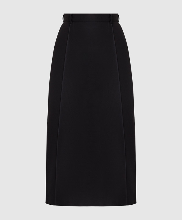 スカート KITON SILK MIDI SKIRT Kiton slip-style Satin Maxi Skirt | Black | FARFETCH