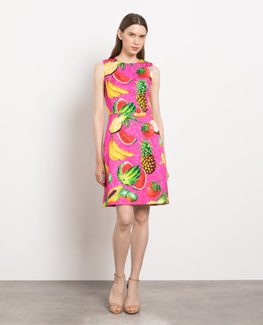 Dolce&Gabbana Pink dress in a print F6UL7TFSM3O