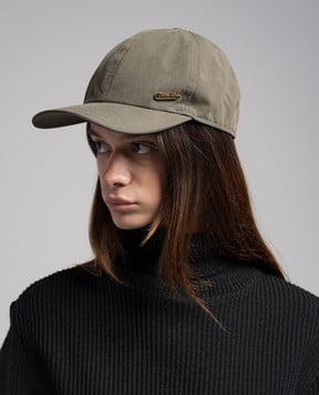 Borsalino Khaki Logo Hiker Rain Cap B95174BVAA0019