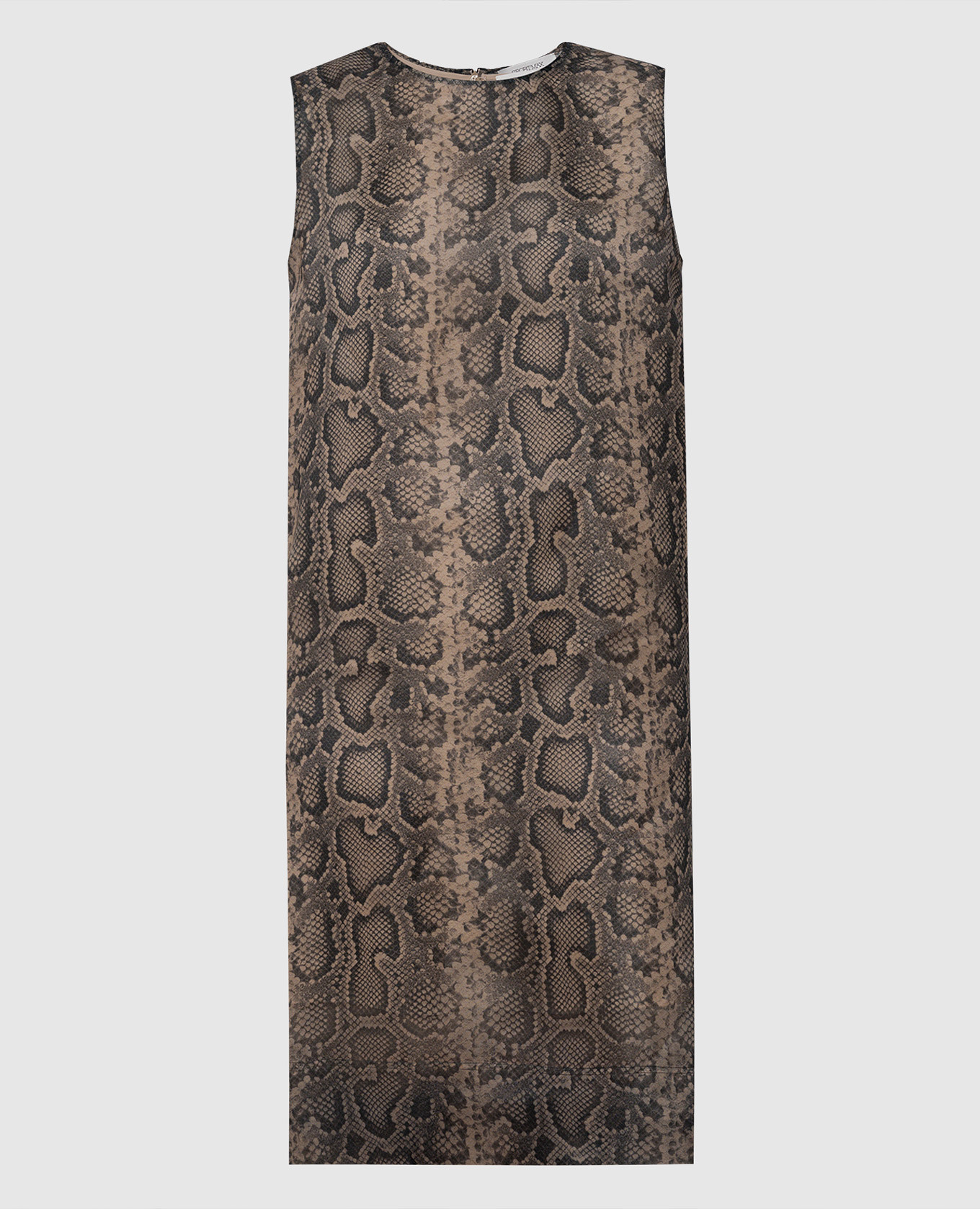 Beige CUBANO dress in animalistic print Max Mara Sportmax