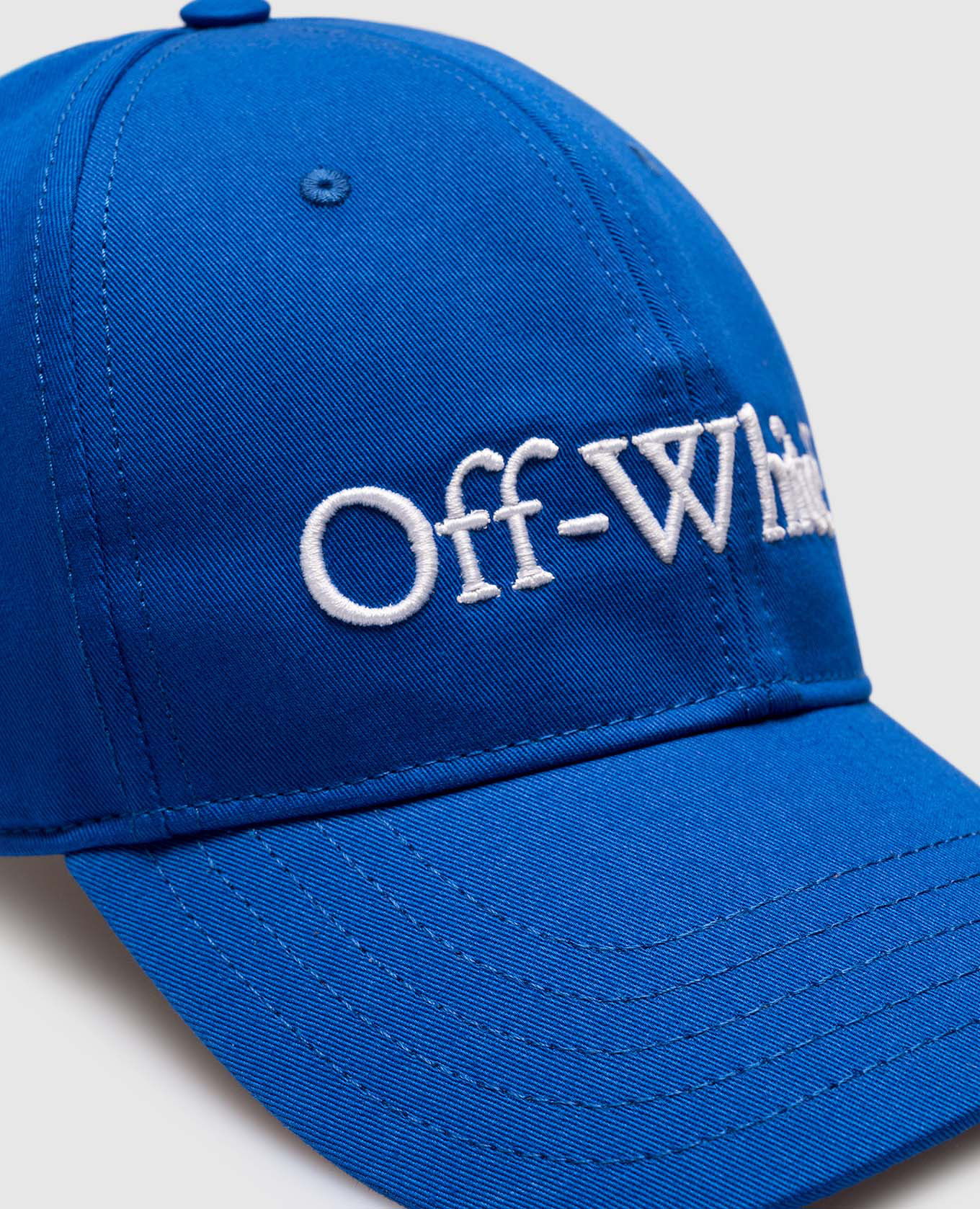 Blue cap with logo embroidery Off-White 4