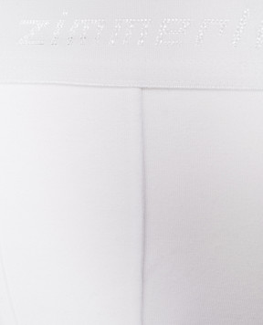 Zimmerli Pureness White Logo Boxer Briefs 7001343