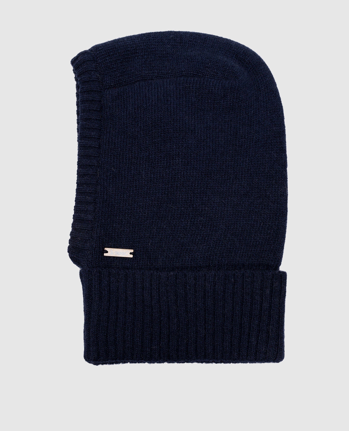 

Children's blue cap-helmet made of wool and cashmere Il Trenino, Синий