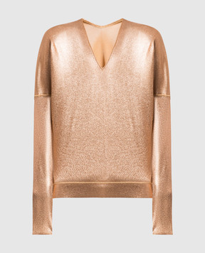 Tom Ford Peach metallic pullover MAK1148YAX407