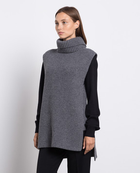 Jil Sander Gray vest made of wool J02NC0166J14511