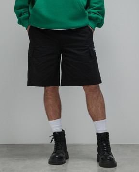 Dolce&Gabbana Black shorts with embroidery GZ2EAZHUMS8