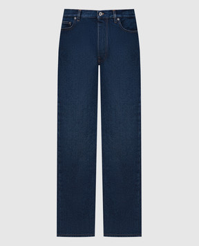 Off-White Blue jeans with a distressed effect OMYA175C99DEN004